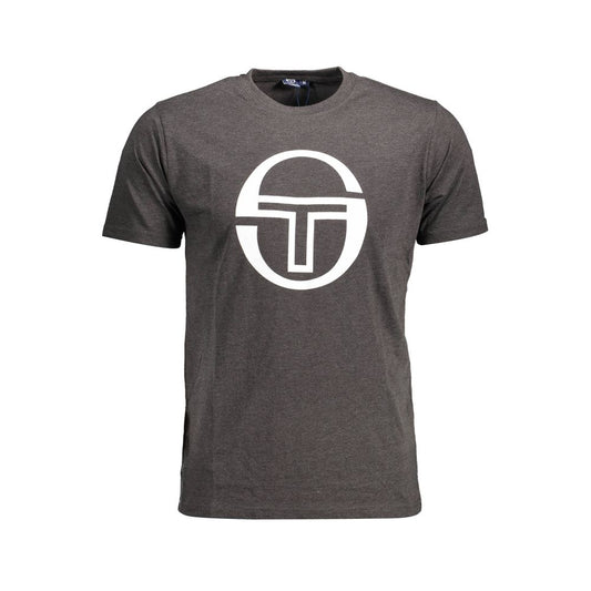 Sergio Tacchini Grå T-shirt i bomuld