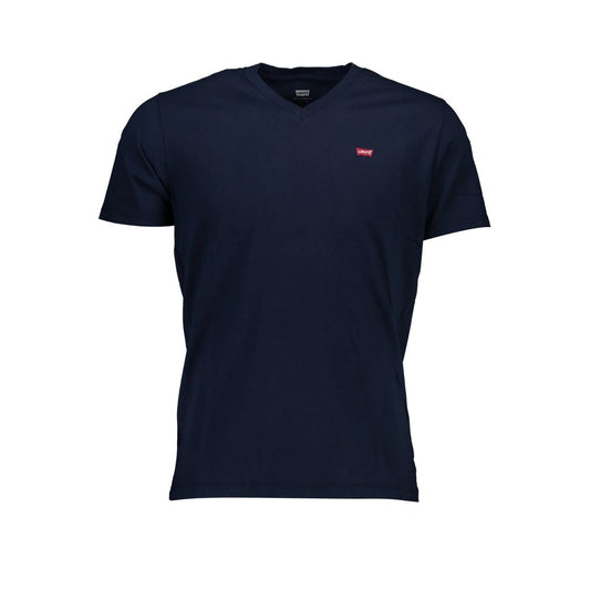 Levi's Blue Cotton Herre T-shirt