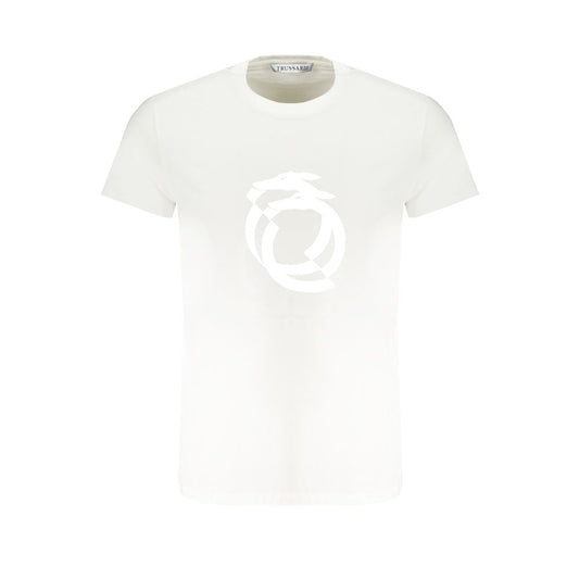 Trussardi White Cotton T-Shirt