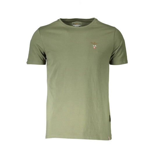 Aeronautica Militare Grøn T-shirt i bomuld