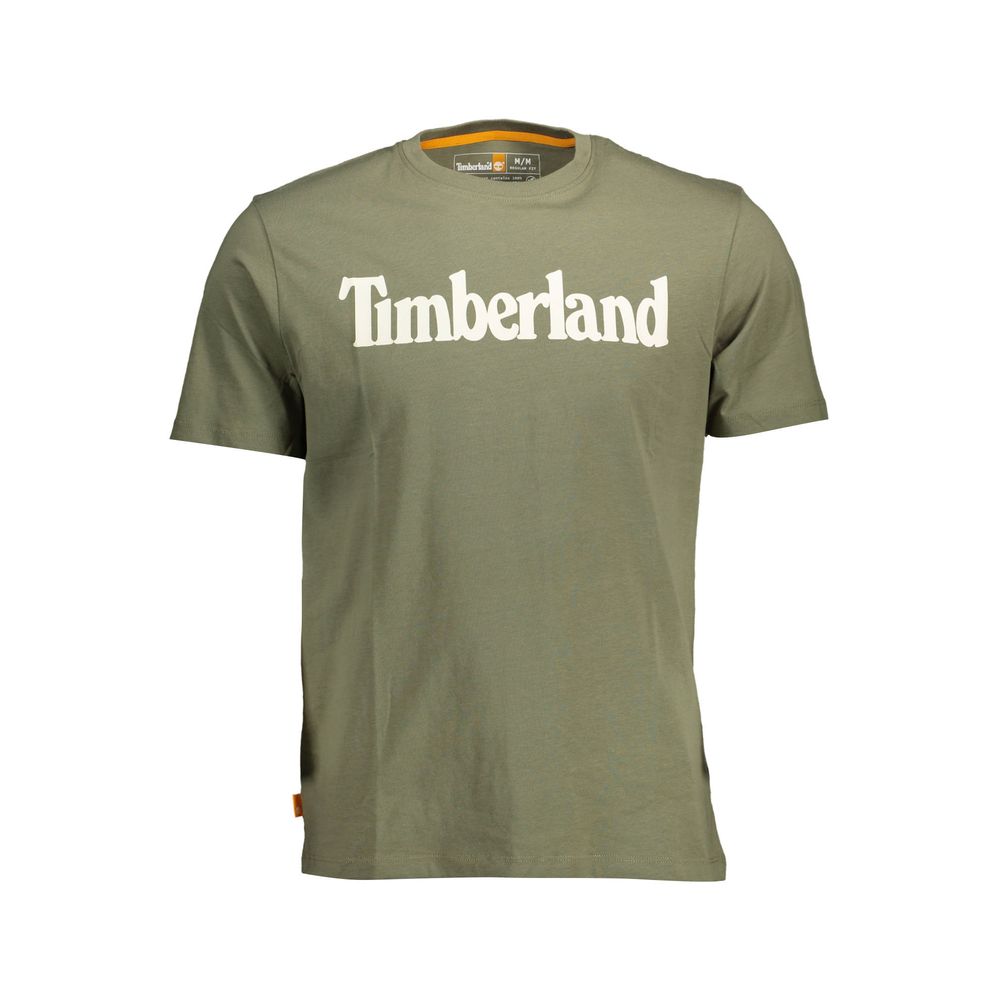 Timberland Grøn T-shirt i bomuld til mænd