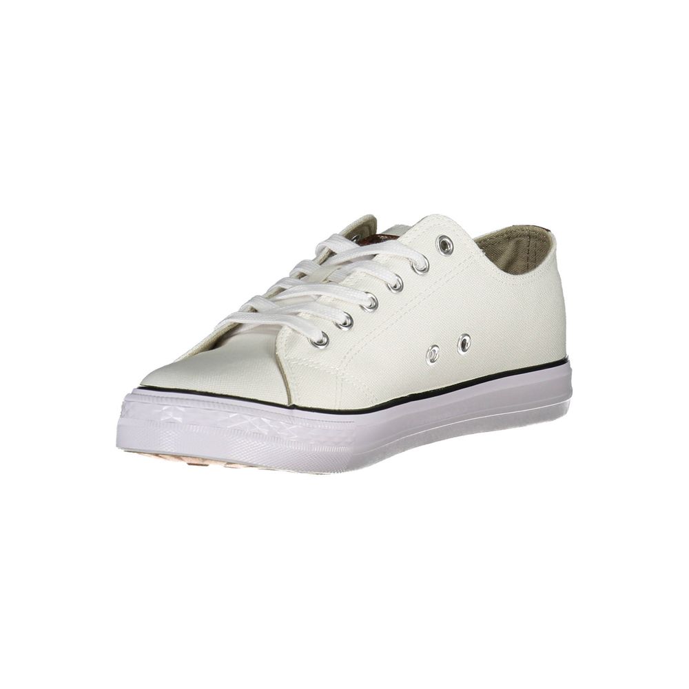 Carrera hvid polyester sneaker