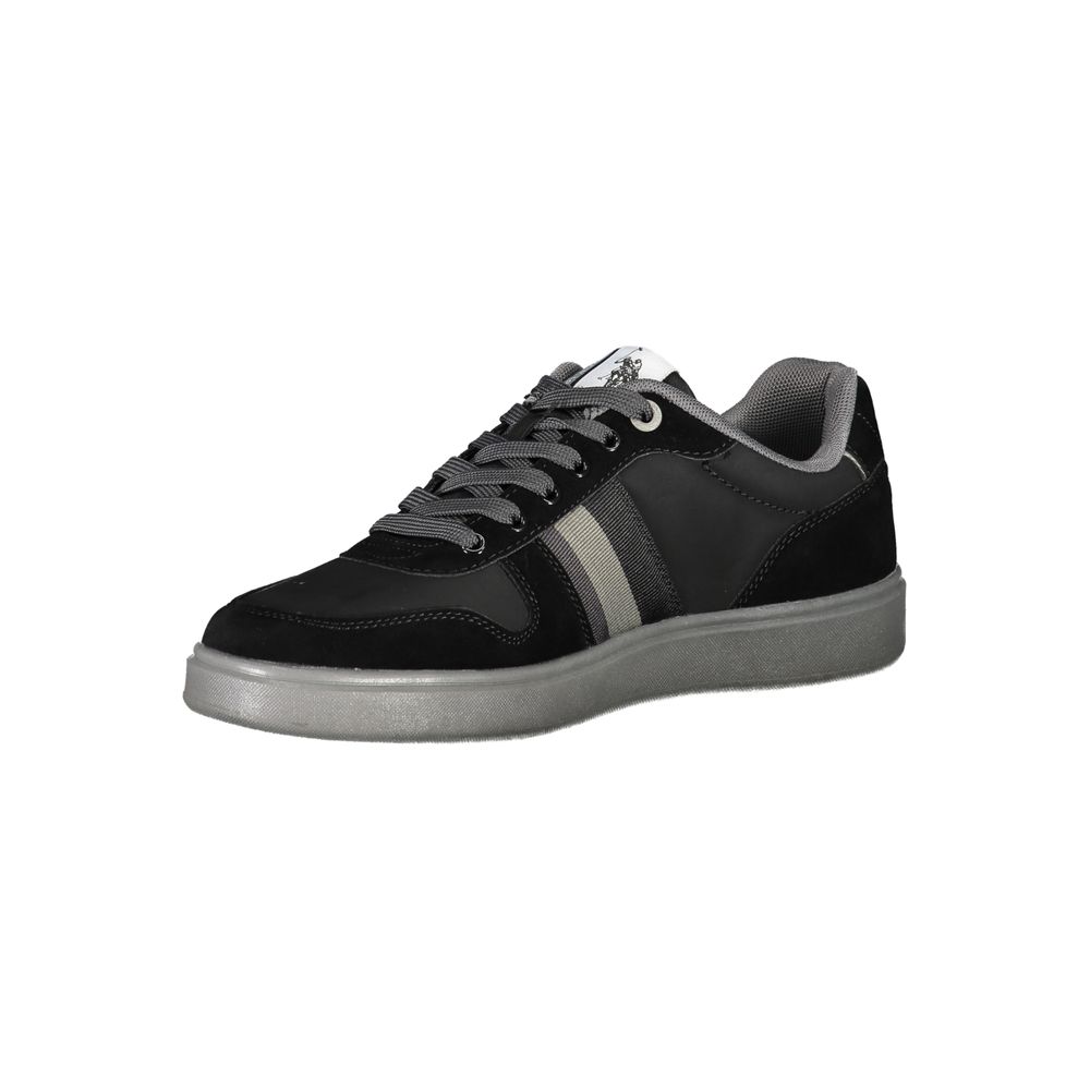 US POLO ASSN. Sort polyethylen sneaker til mænd