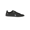 US POLO ASSN. Sort polyester sneaker til kvinder