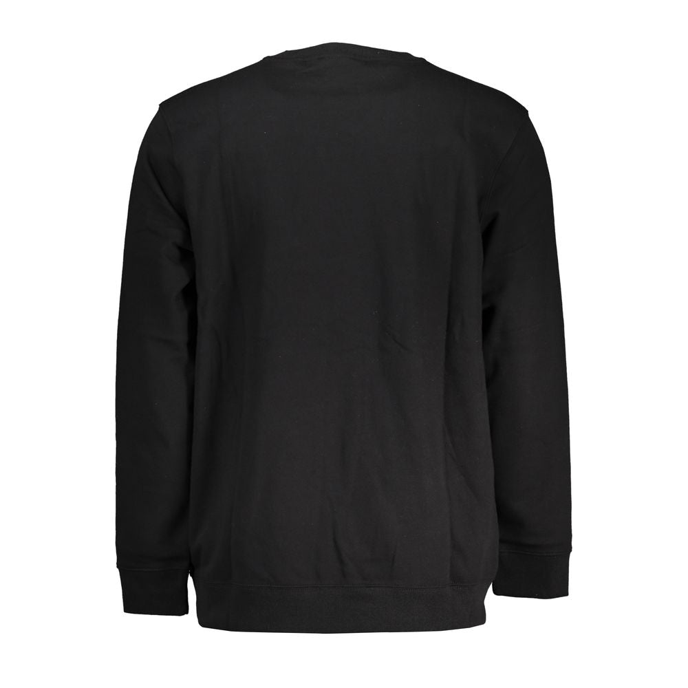 Vans elegant sort bomulds sweatshirt med logotryk