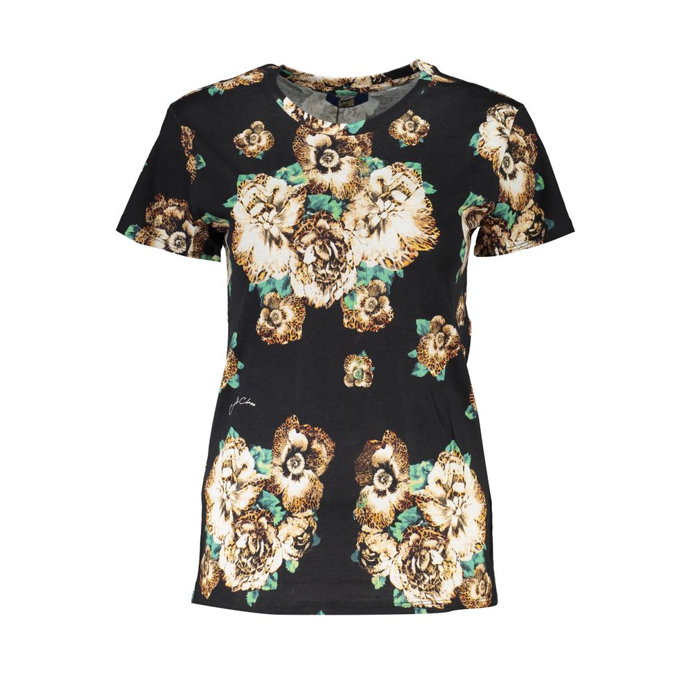 Cavalli Class Black Bomuld Toppe &amp; T-shirt