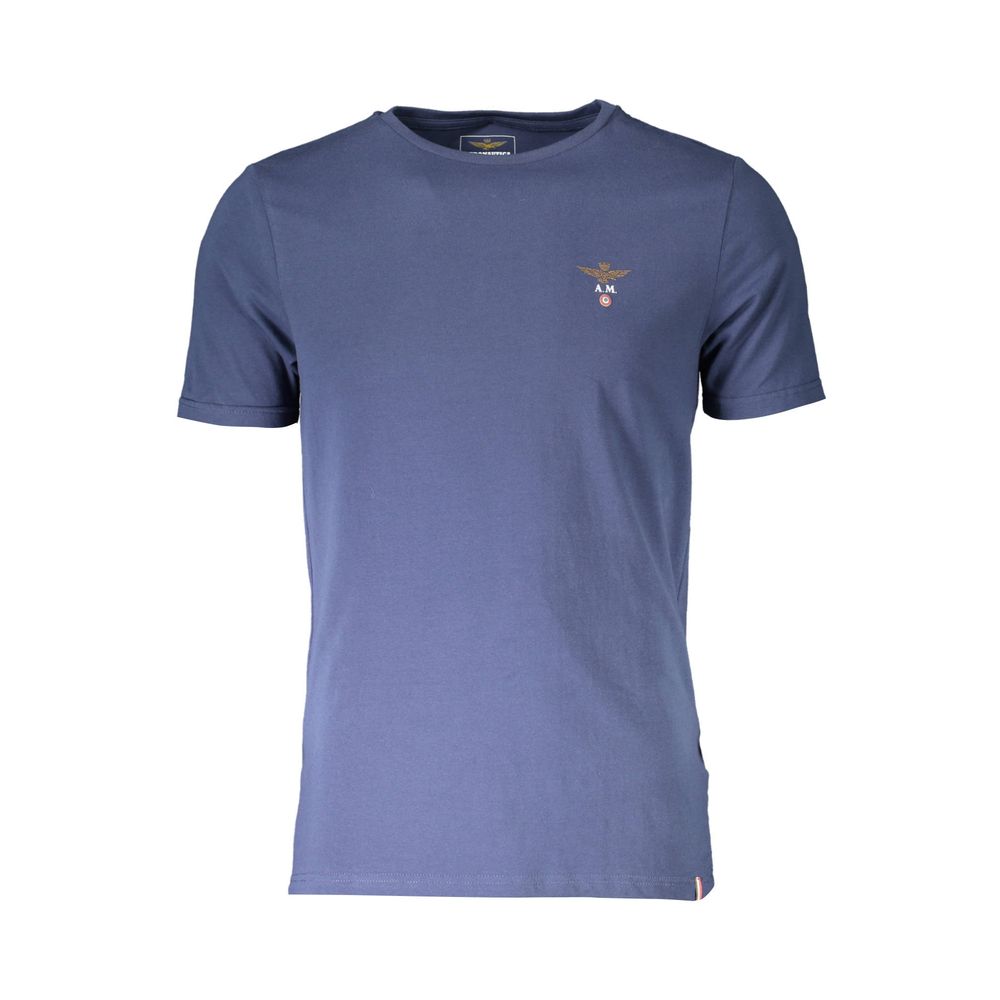 Aeronautica Militare blå T-shirt i bomuld