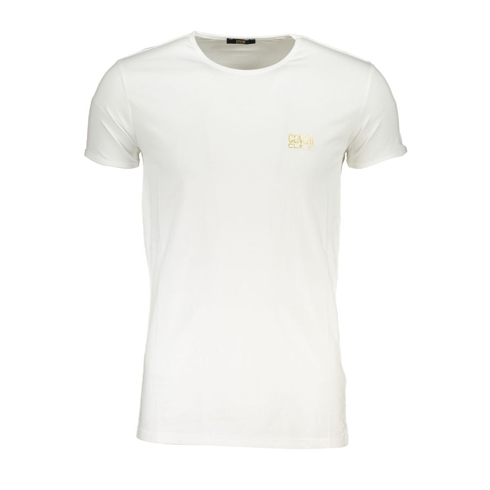 Cavalli klasse hvid bomuld T-shirt