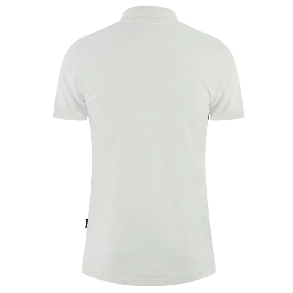 Aquascutum elegant hvid bomulds poloshirt