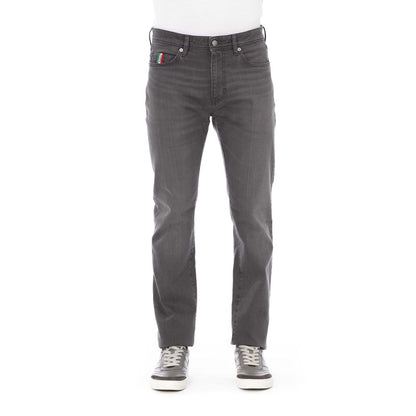 Baldinini Trend Grå Bomuld Herrejeans