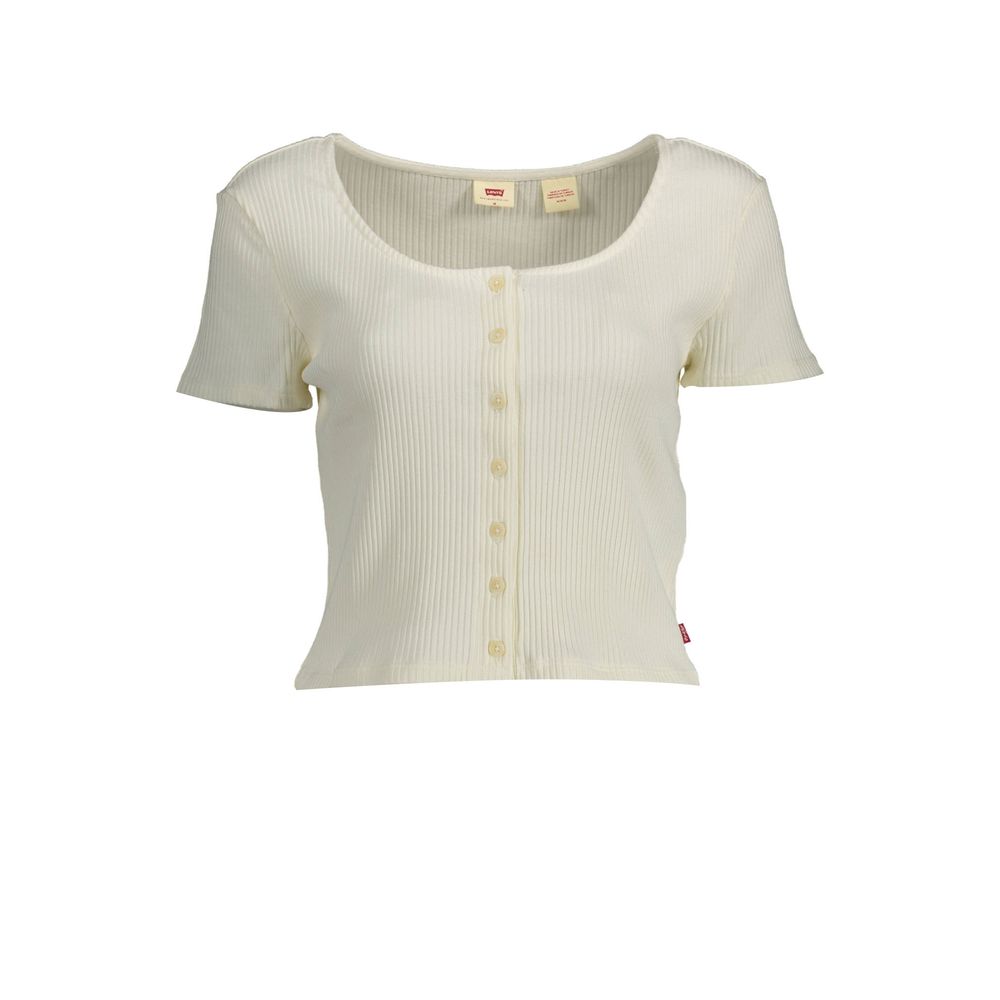 Levi's White Cotton Dame Top