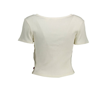 Levi's White Cotton Dame Top