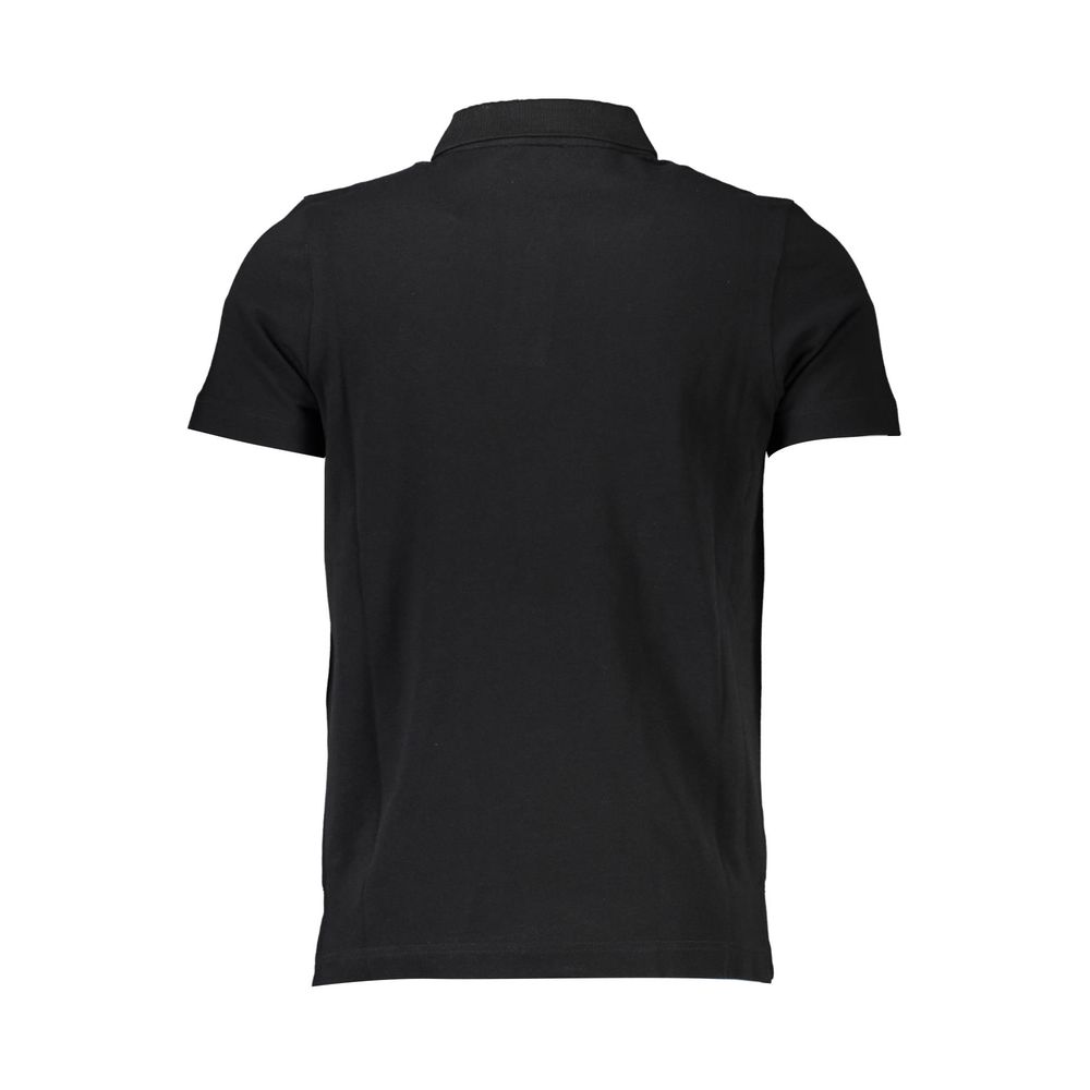 Cavalli Class Black Bomuld Polo Shirt til mænd