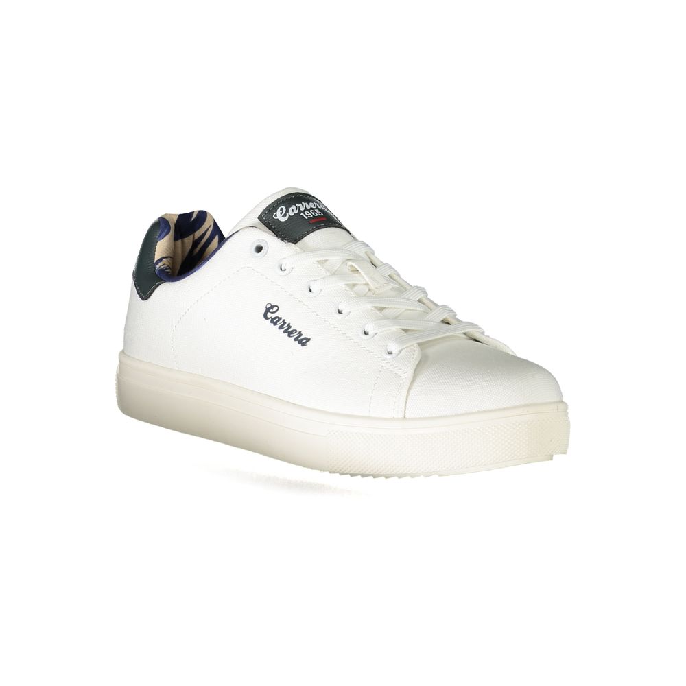 Carrera hvid polyester sneaker