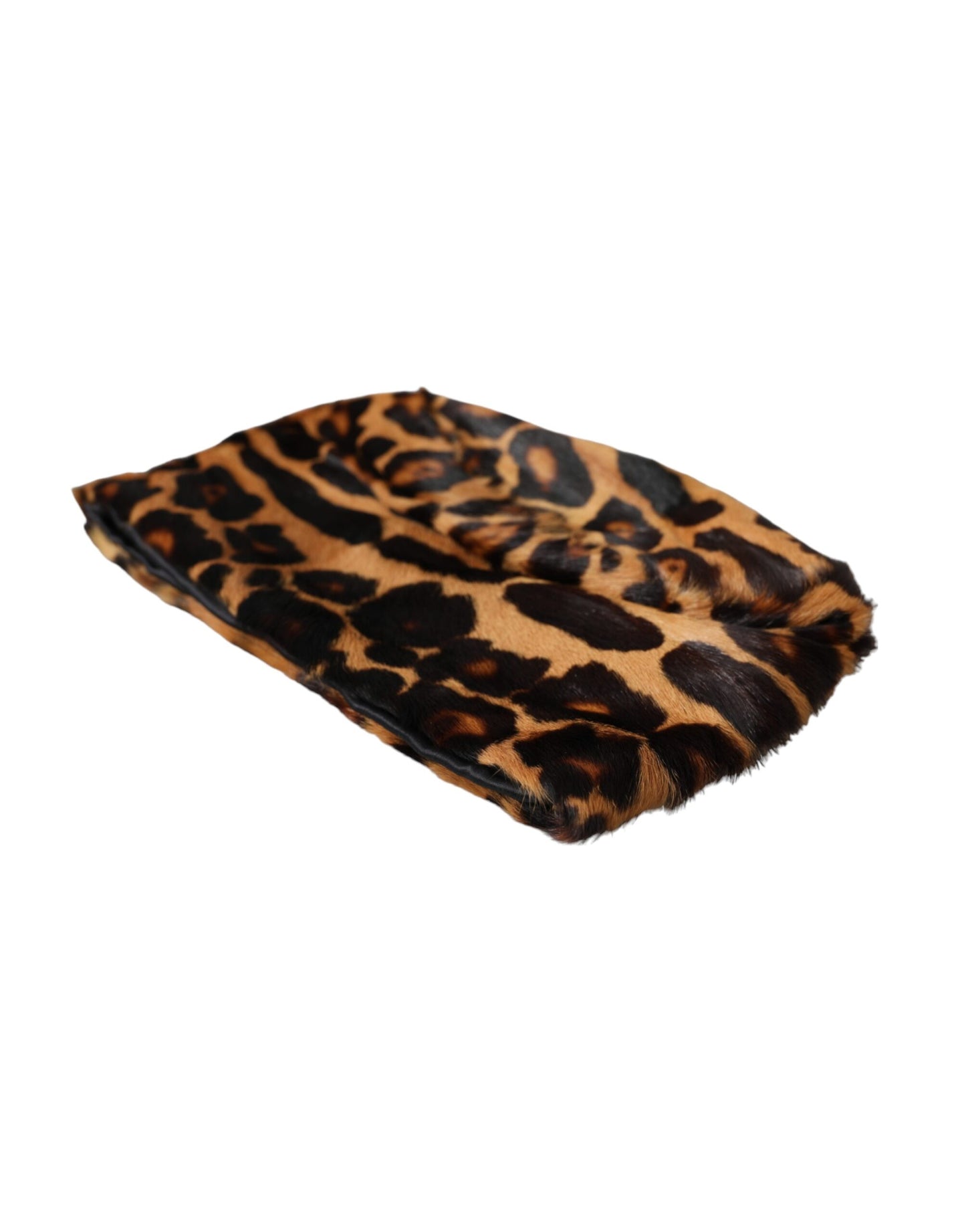 Dolce &amp; Gabbana Brun Leopard Pels Dame Bucket Hat