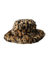 Dolce & Gabbana Brun Leopard Pels Dame Bucket Hat