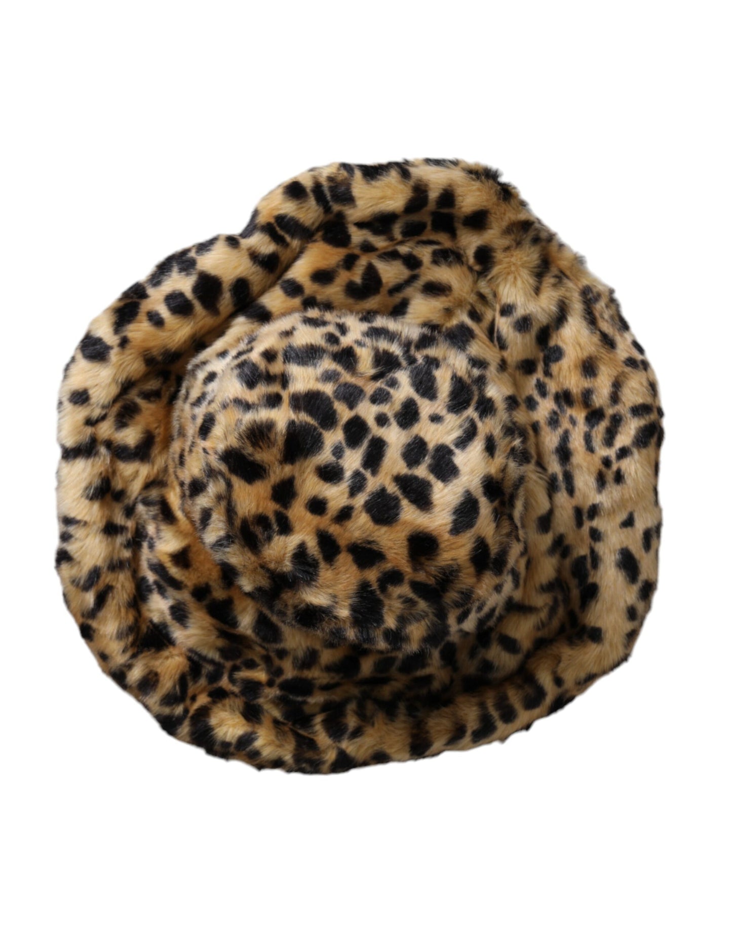 Dolce &amp; Gabbana Brun Leopard Pels Dame Bucket Hat