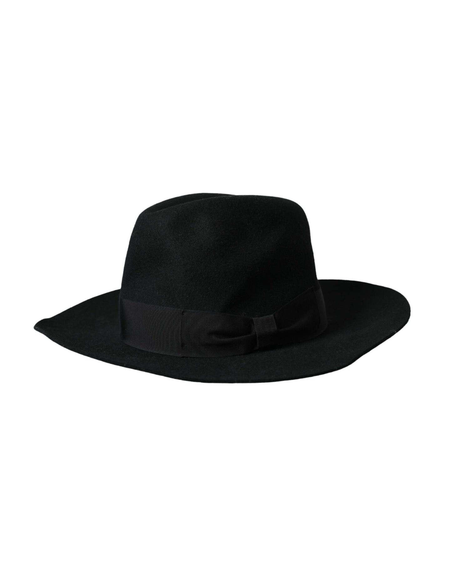 Dolce &amp; Gabbana Black Rabbit Fedora Trilby Damehat