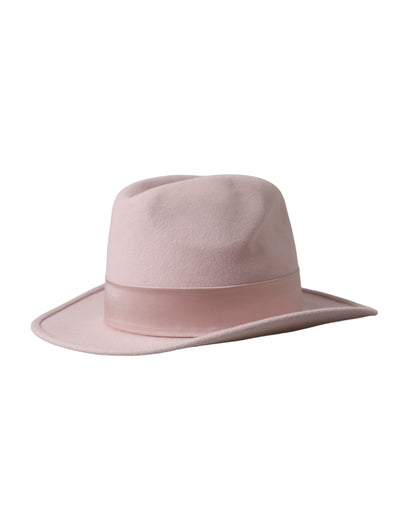 Dolce &amp; Gabbana Pink Rabbit Fedora Trilby Damehat