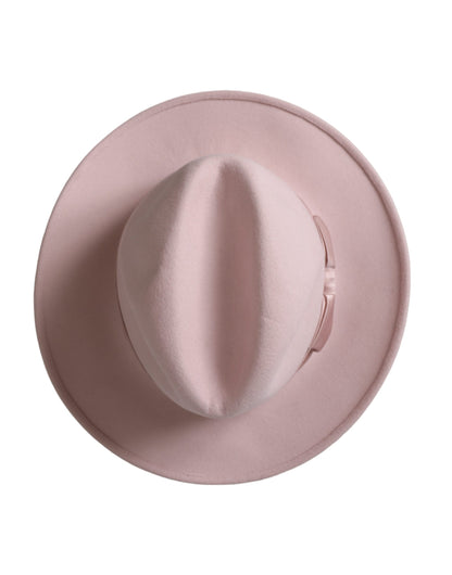 Dolce &amp; Gabbana Pink Rabbit Fedora Trilby Damehat