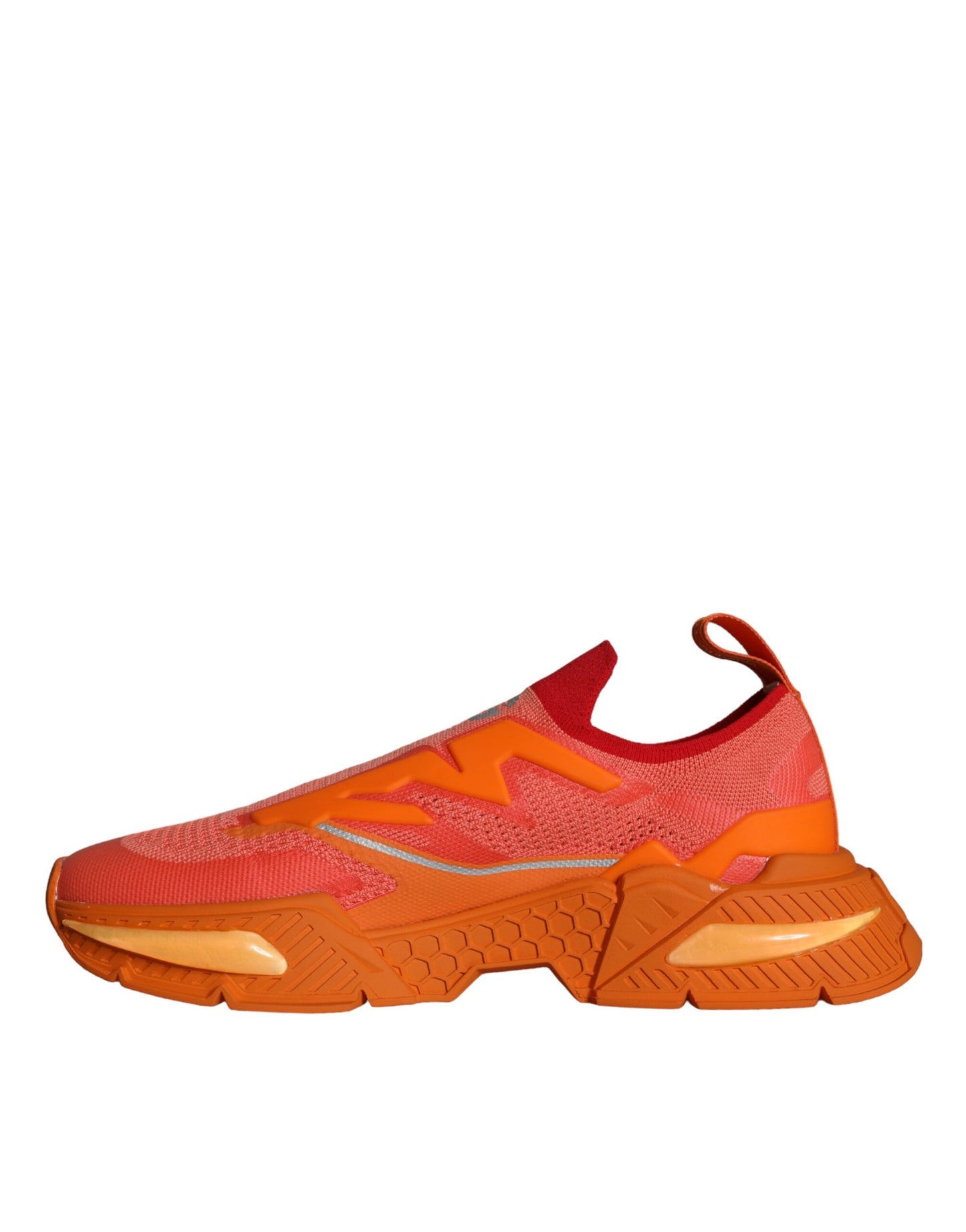 Dolce &amp; Gabbana Orange Airmaster Low Top Herre Sneakers Sko