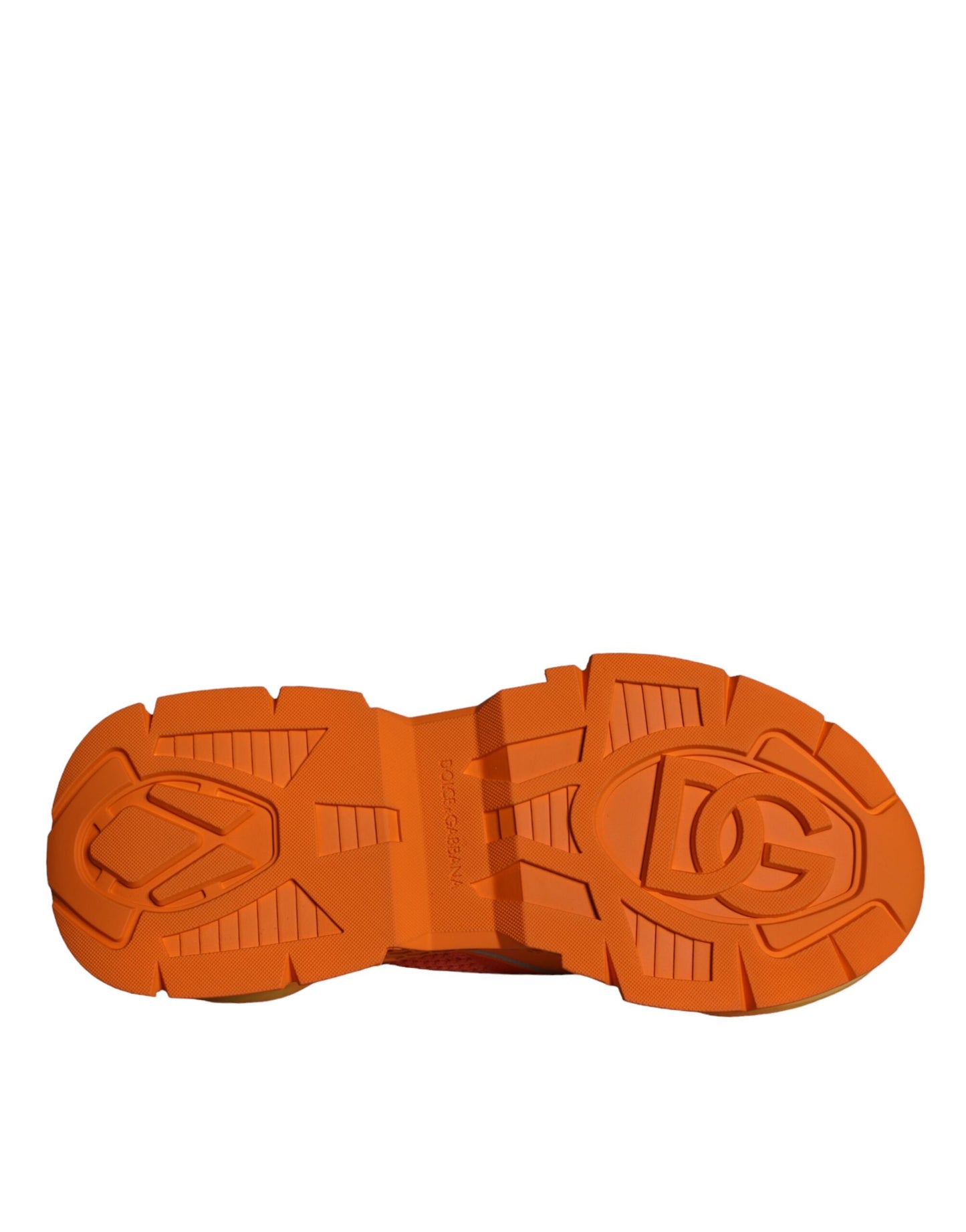 Dolce &amp; Gabbana Orange Airmaster Low Top Herre Sneakers Sko