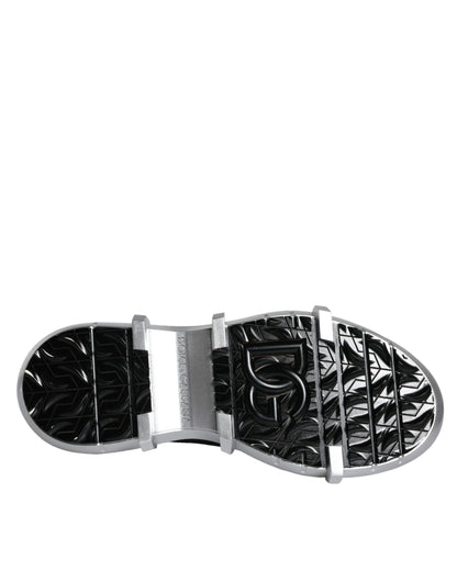 Dolce &amp; Gabbana Sorte Nylon Galileo High Top Sneakers Sko