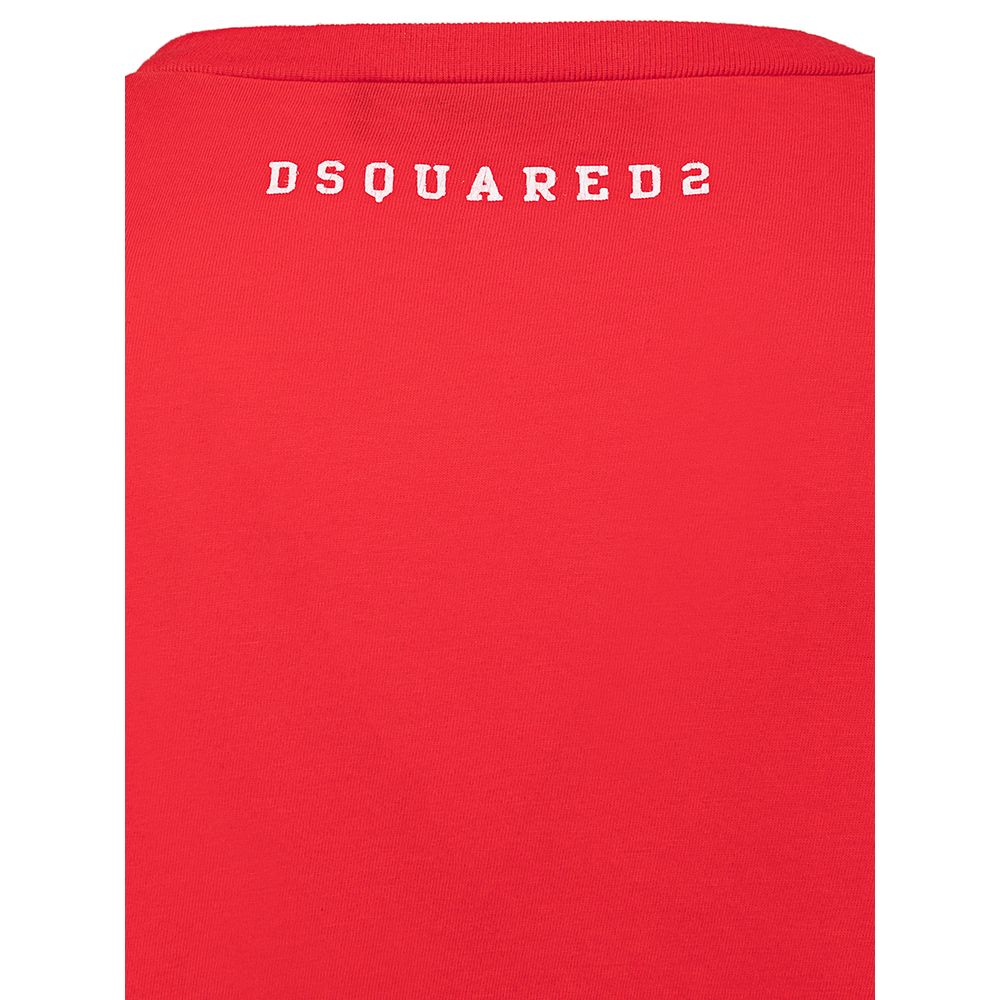 Dsquared² Rød T-shirt i bomuld