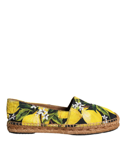 Dolce &amp; Gabbana Flerfarvede Citron Slip On Espadriller Sko