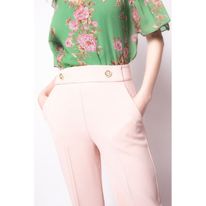 PINKO Pink Polyester Women's Pant