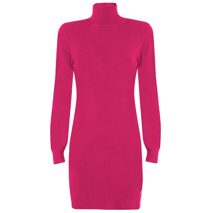 Yes Zee Fuchsia Viskose Kjole