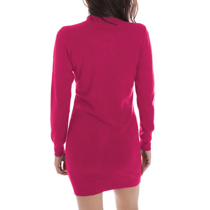 Yes Zee Fuchsia Viskose Kjole