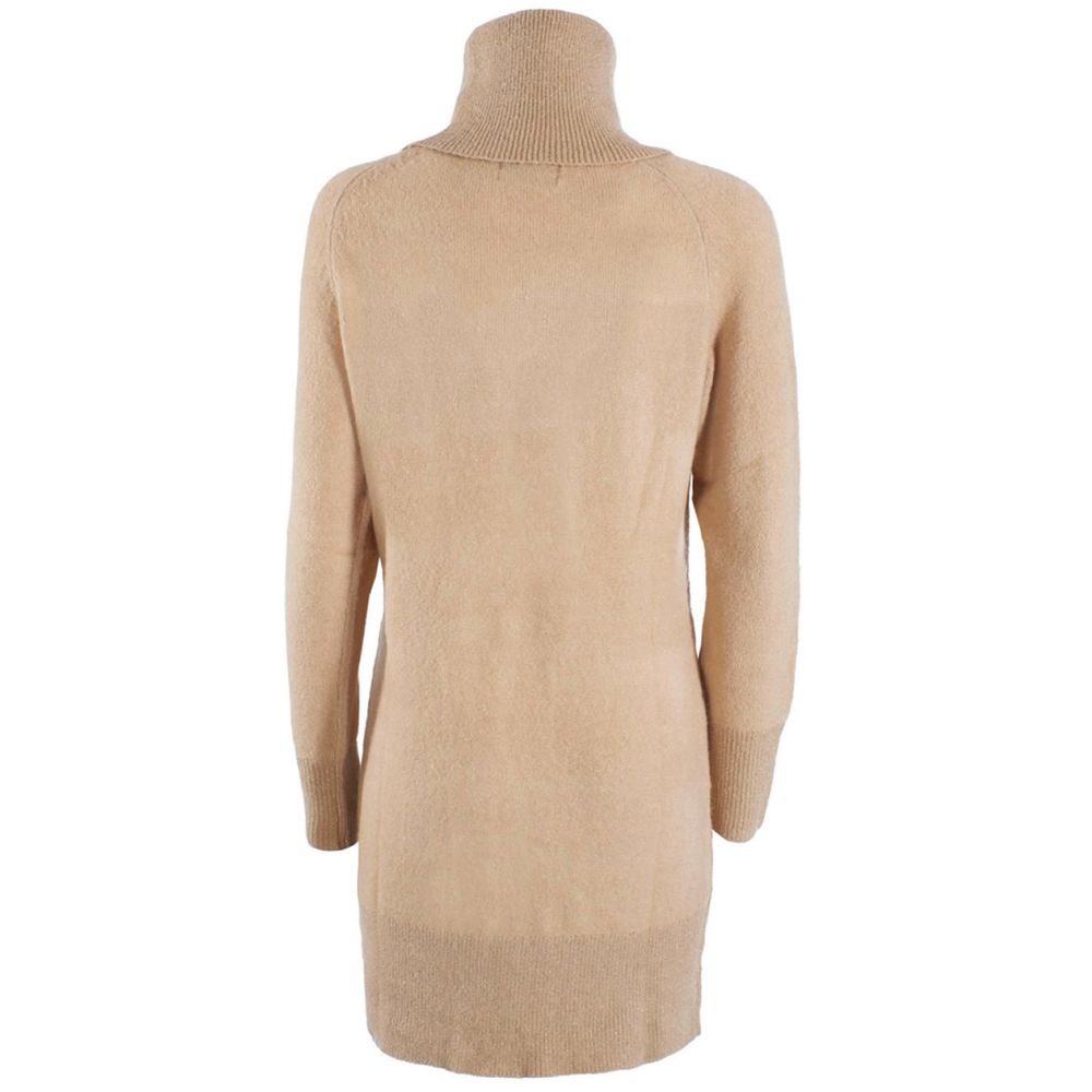 Yes Zee Beige Viscose Kjole