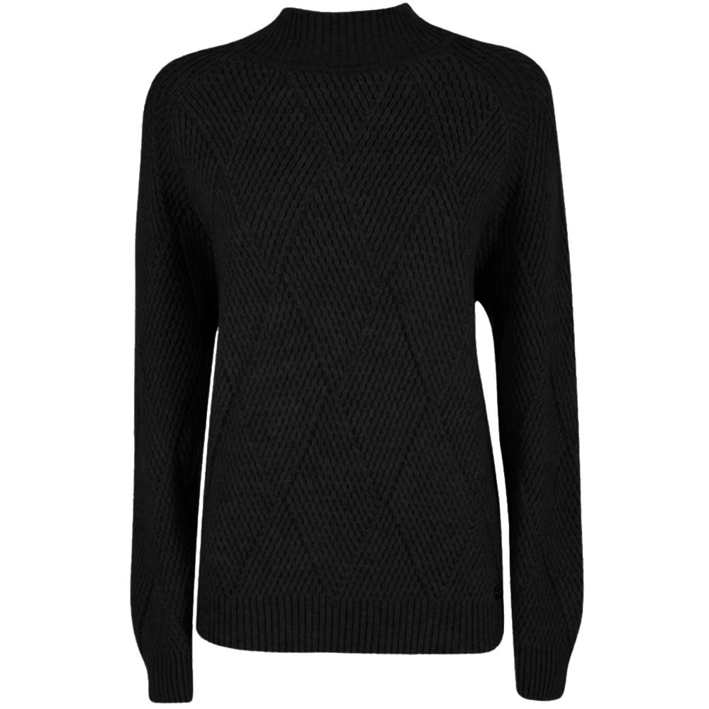 Yes Zee Black Acryl Sweater