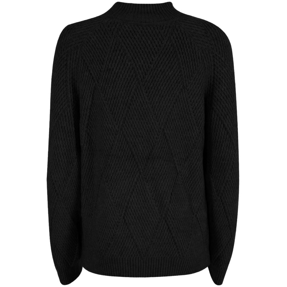 Yes Zee Black Acryl Sweater