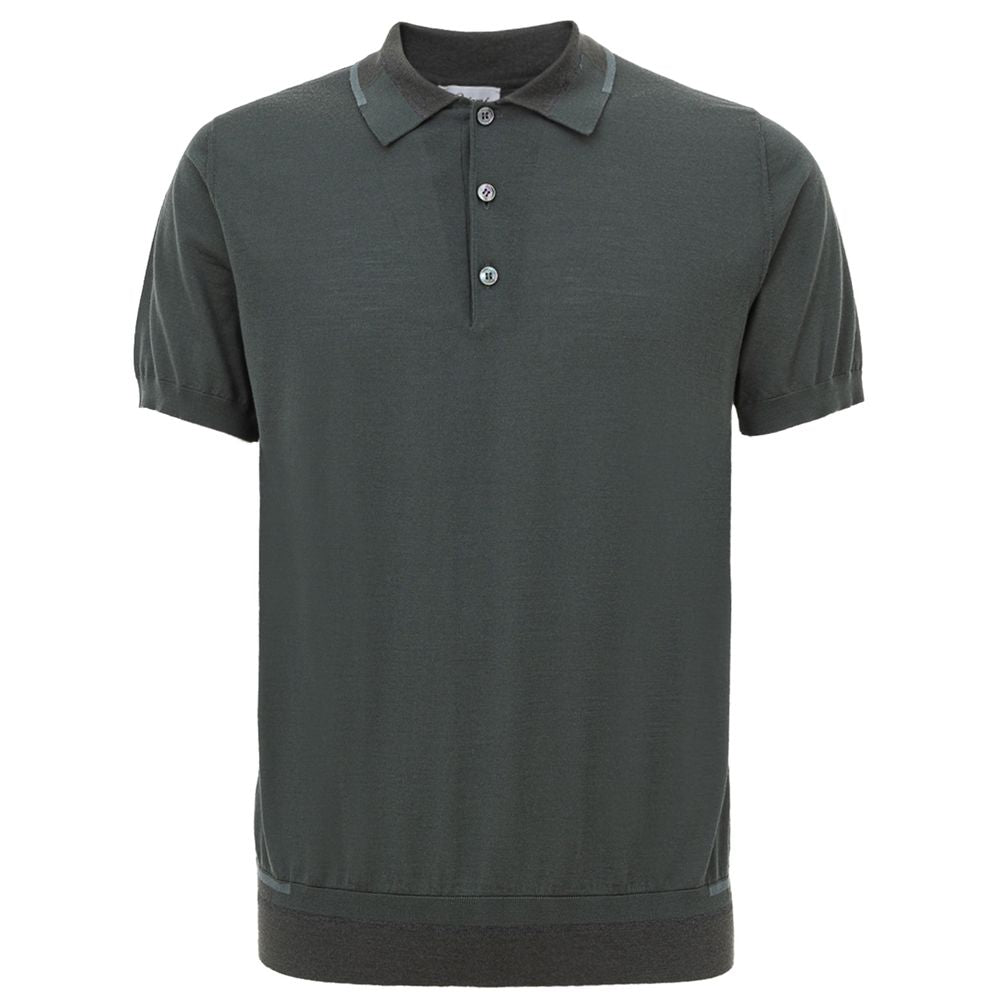 Brioni Grøn bomulds poloshirt