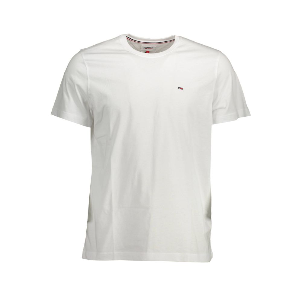 Tommy Hilfiger T-shirt i hvid bomuld