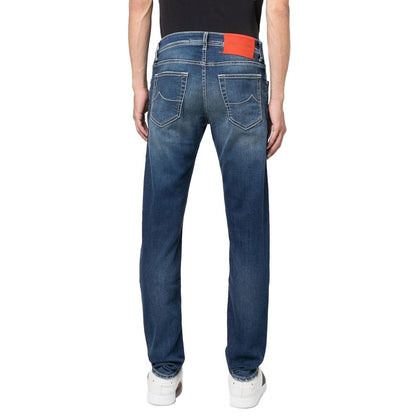 Jacob Cohen Blå Bomuld Jeans &amp; Bukser