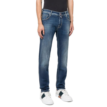 Jacob Cohen Blå Bomuld Jeans &amp; Bukser