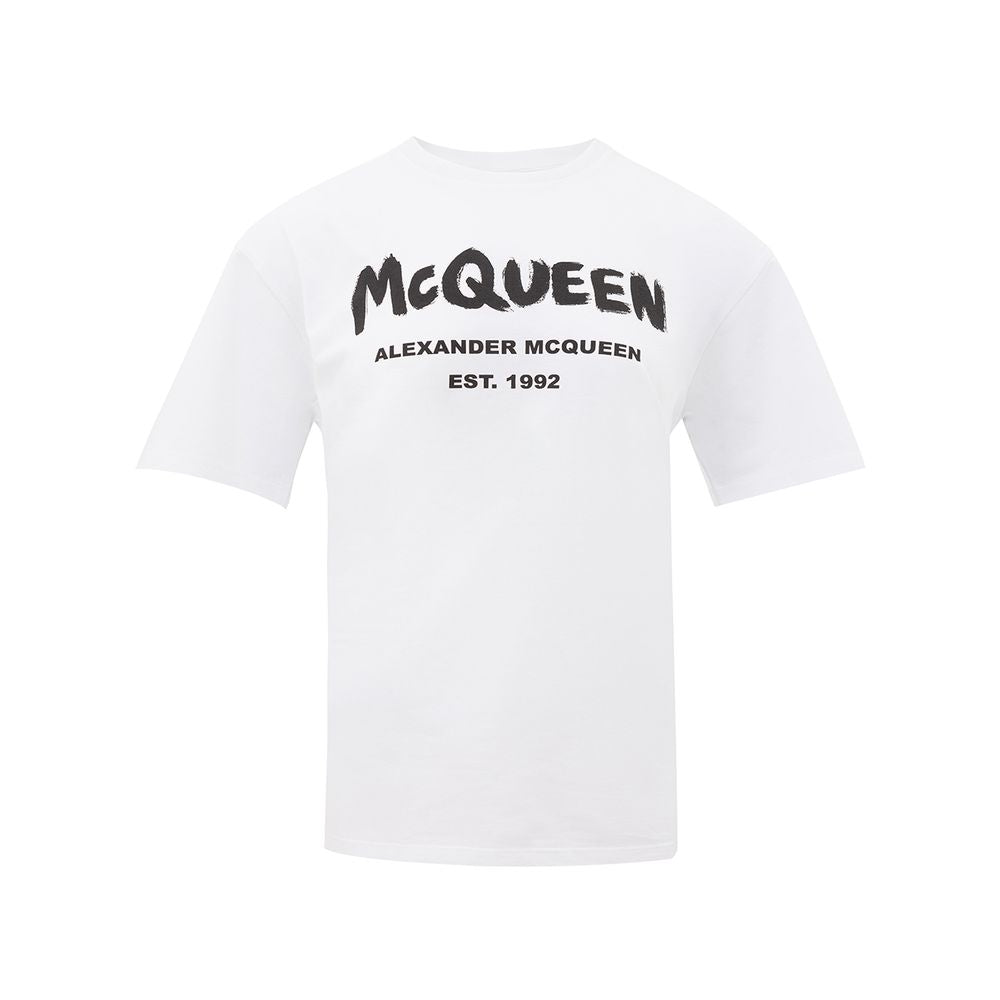 Alexander McQueen hvide bomuldstoppe og T-shirt