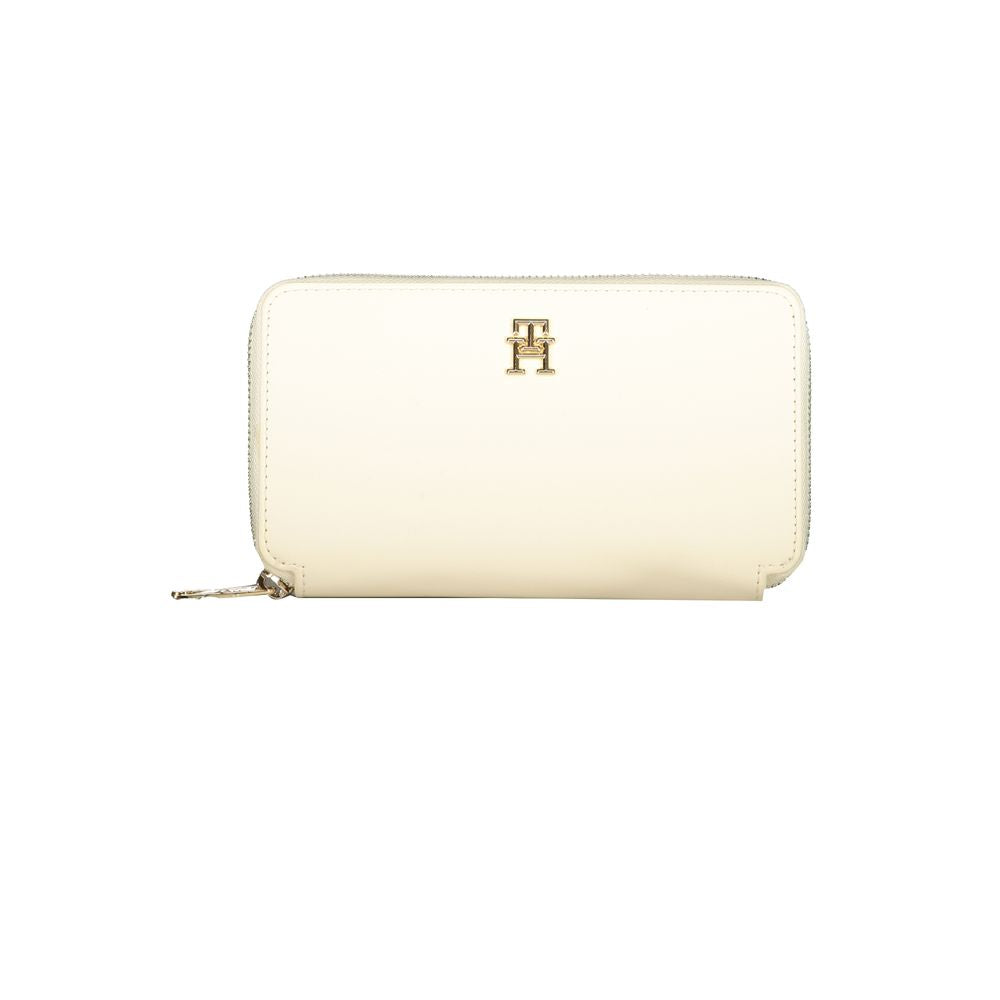 Tommy Hilfiger beige pung i polyethylen