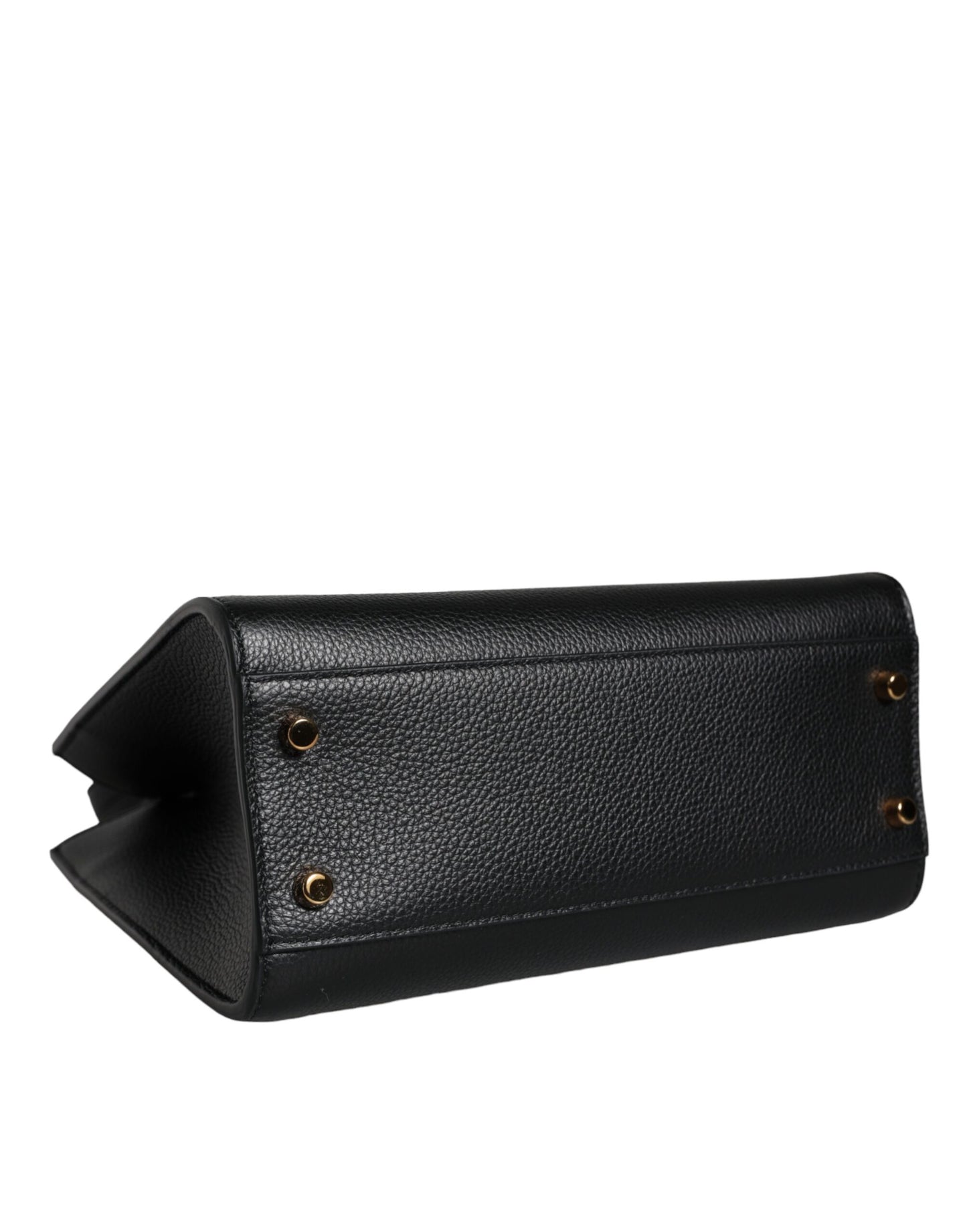 Versace Black Small Læder TopHandle Skulder Crossbody taske