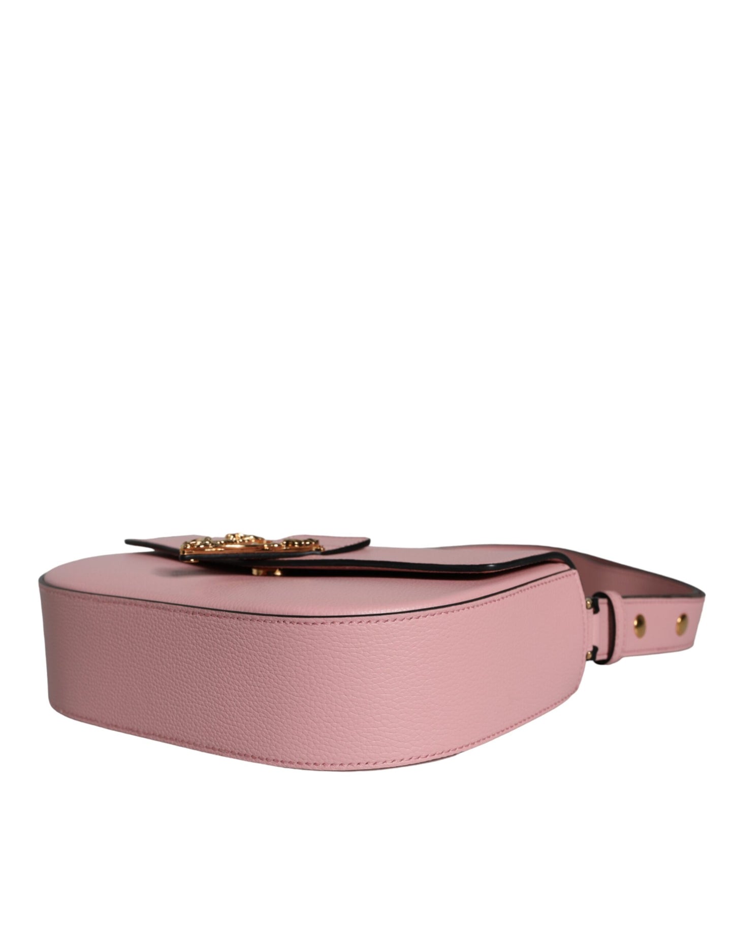 Versace Pink Kornet Kalv Læder Logo Crossbody skuldertaske