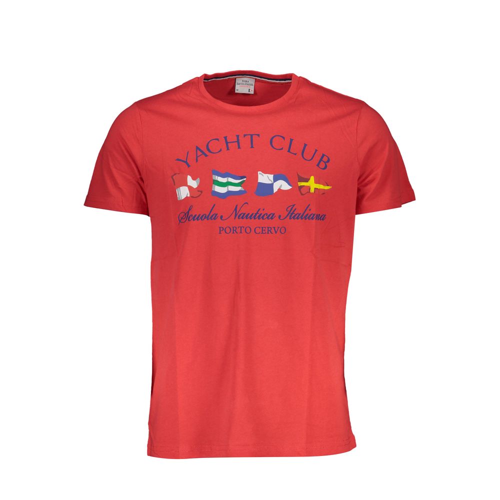 Scuola Nautica rød bomuld T-shirt