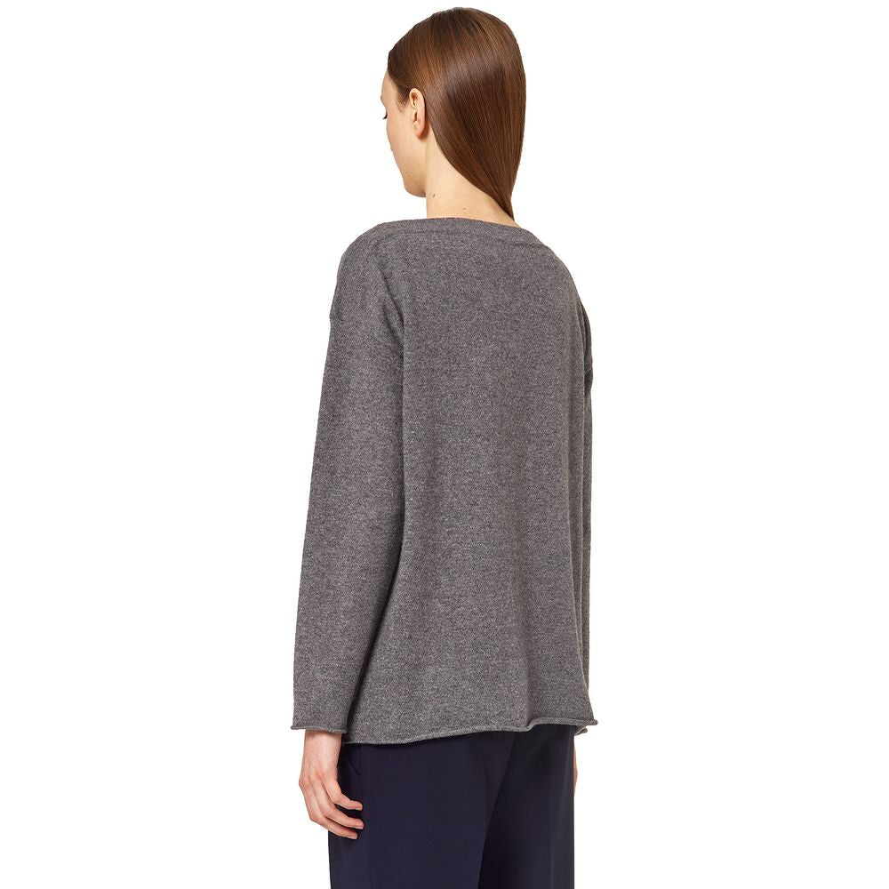 Alpha Studio Grå Cashmere Sweater