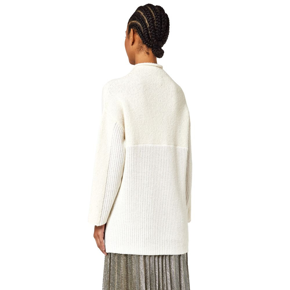 Alpha Studio Hvid Uld Riciclata Sweater