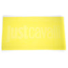 Just Cavalli Yellow Cotton Men Beach Towel