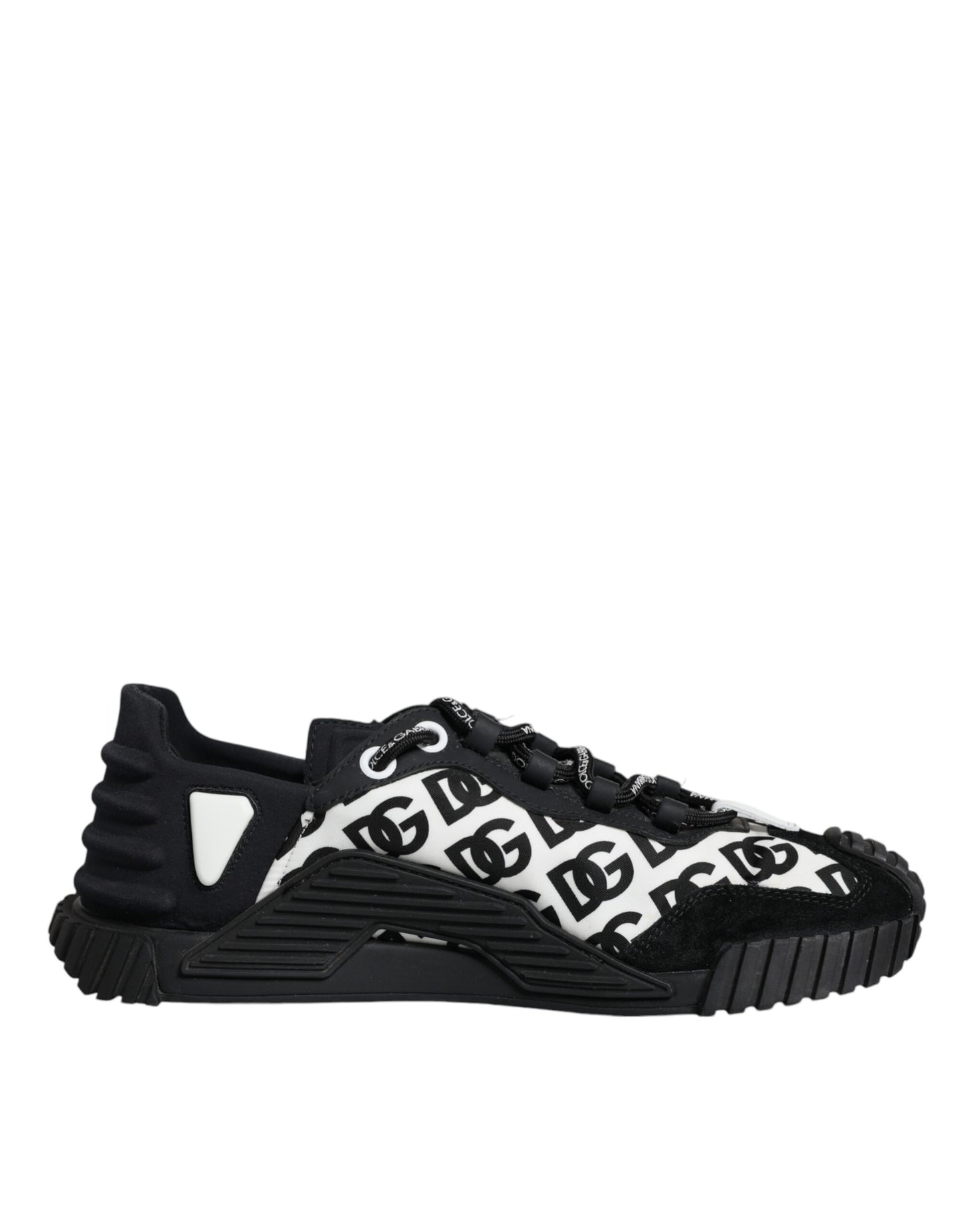 Dolce &amp; Gabbana Sorte Logo Snøresko Low Top NS1 Sneakers