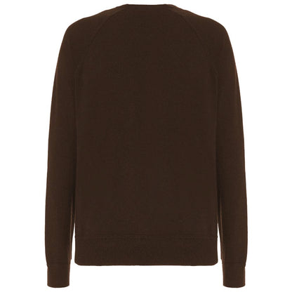 Malo Brown Wool Men's Turtleneck Sweater