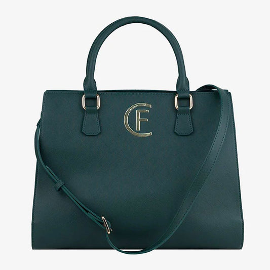 CRISTINAEFFE Grøn kunstlæder Crossbody taske